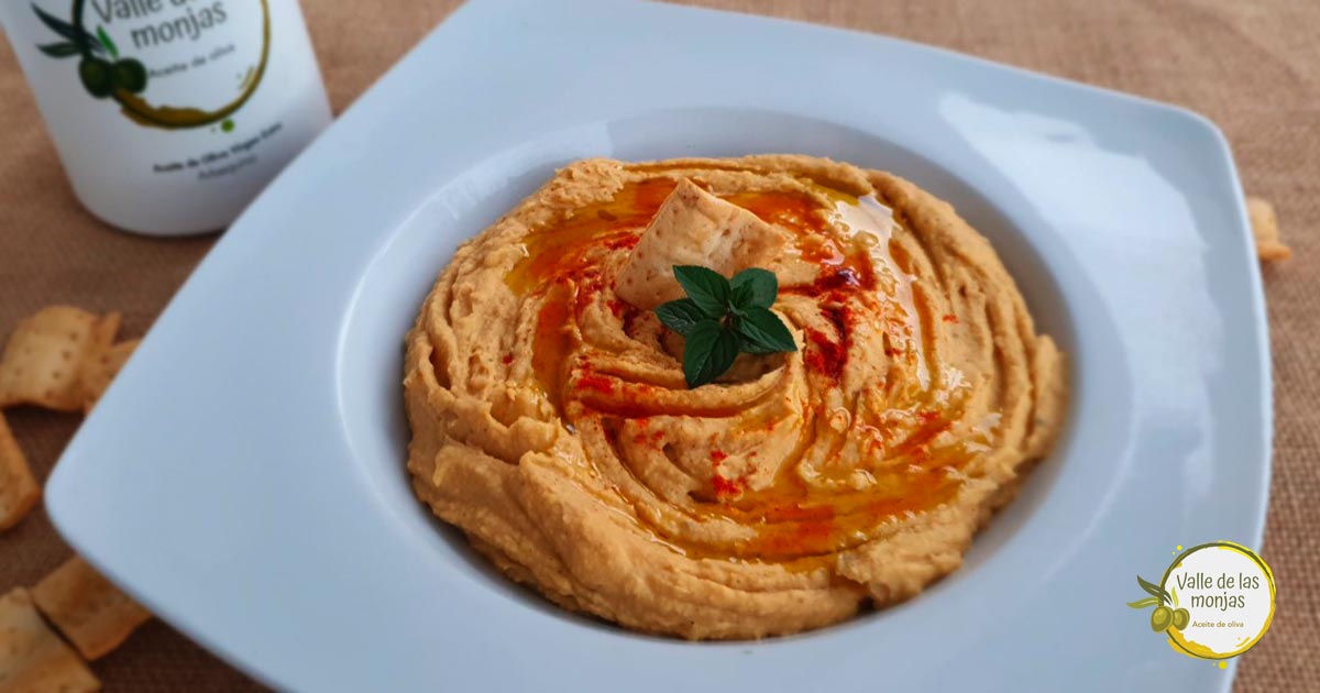 aprende a preparar la receta de hummus casero de La Abuela Marga